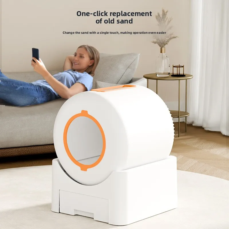 Smart Cat Toilet Fully Automatic Number Electric Cat Litter Box Deodorization and Splash Prevention Automatic Shoveling Machine