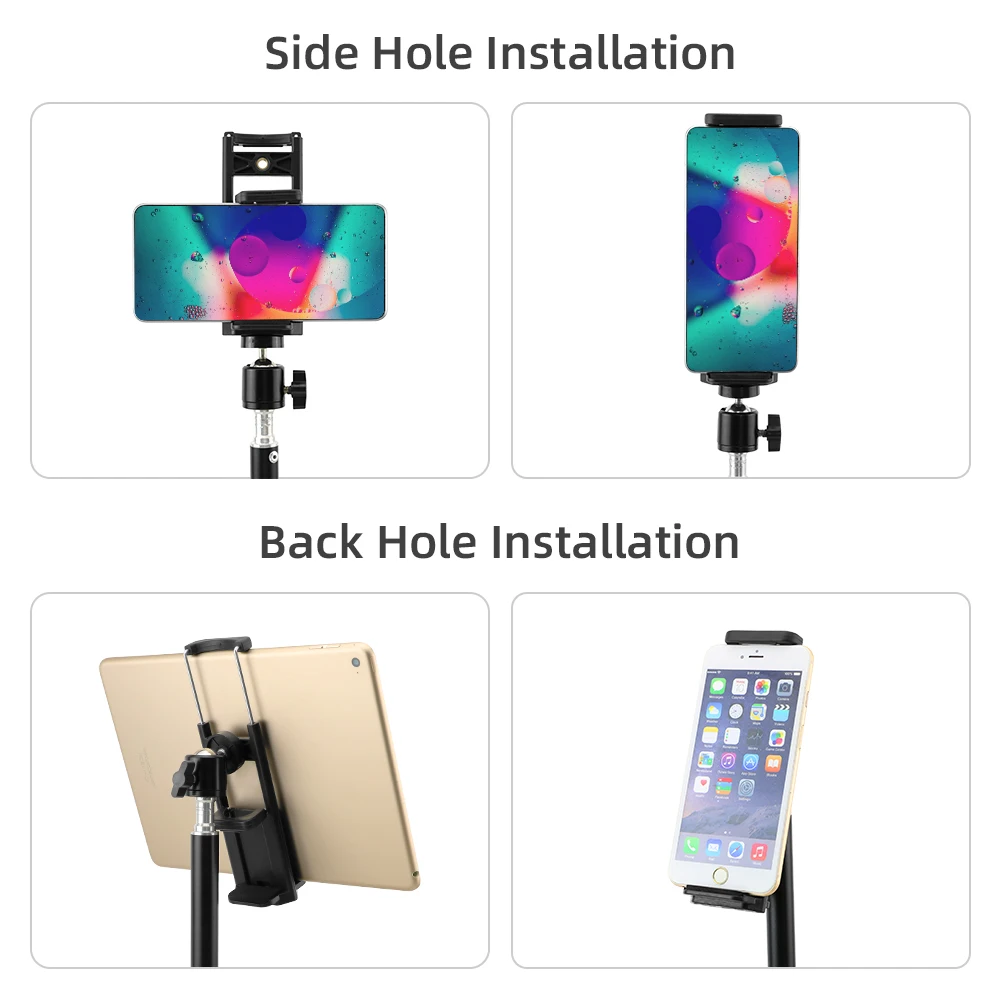 150cm Liftable Foldable Arm Floor Tablet Phone Stand Holder Support for iPhone IPad Smartphones Lounger Bed Mount