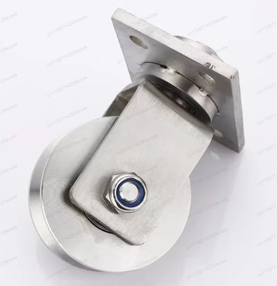 304 Stainless Steel V U H Shaped Omni-wheel Universal Pulley Slidjng Gate Accessoreis Ground Rail Rollers