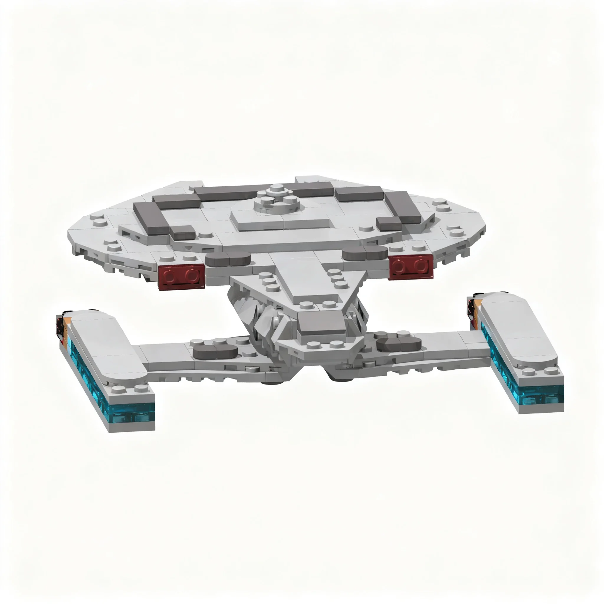 307pcs MOC Space Exodus-Type Starship Model Christmas Gift Collectible Display DIY Assembly Collection And Ideas