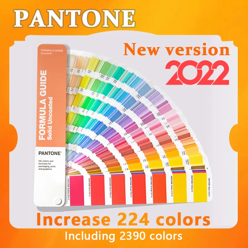 

2022 New Legal Version of PANTONE International Standard card Uncoated Matte Offset Paper U Color Card 2390 Colors GP1601B-U