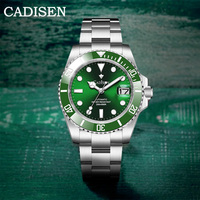 2025CADISENmen's luxury mechanical watch AR sapphire mirror NH35A business men's automatic watch 200M waterproof stainless steel