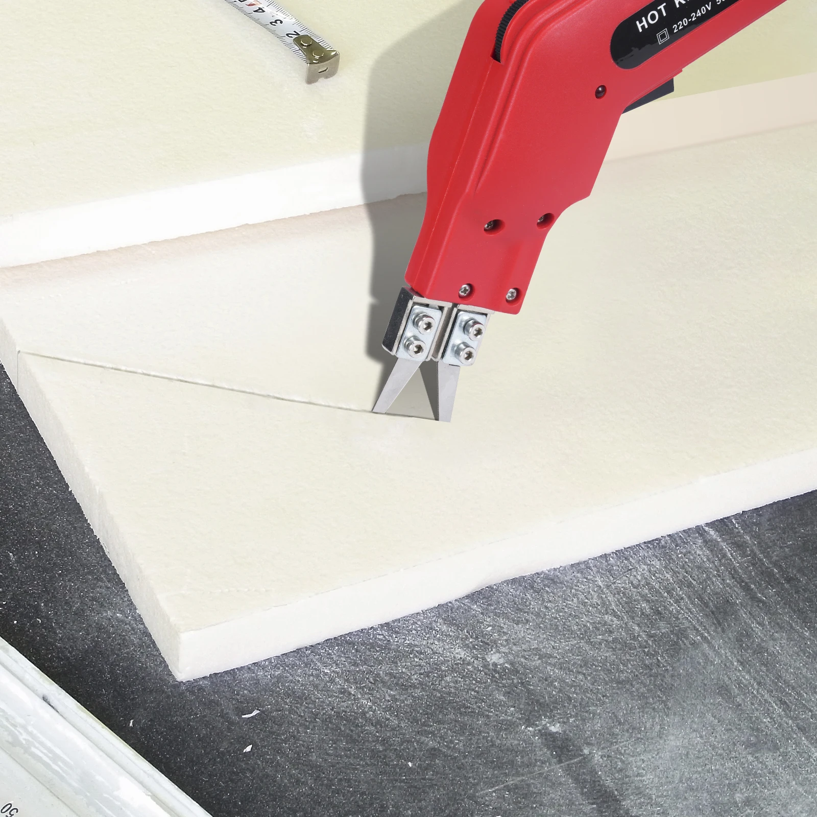 Electric Hot Knife 4 in 1 80W 220V Professional Hand-Held Polystyrene Cutting Electric Foam Cutting Machine Foam Plastic Carving