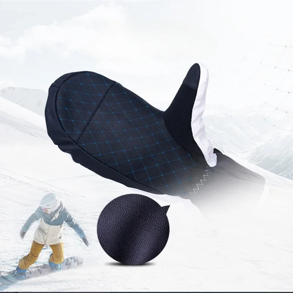 2024 Nuovo Inverno Snowboard Guanti da sci Sport all'aria aperta Antivento Impermeabile Touch Screen Guanti da sci per uomo Donna Guanti caldi