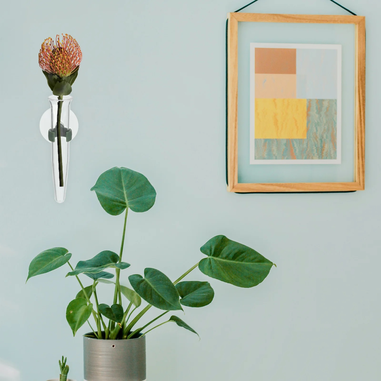 

8 шт. флаконов для цветов с присосками для сохранения свежести, легкие пластиковые контейнеры для питательных веществ, идеально подходят для оформления букетов