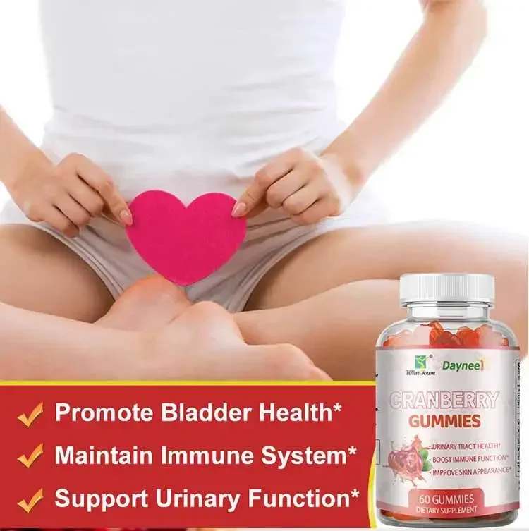 

Cranberry gummies supplement vitamins balance nutrition promote intestinal balance improve constipation and are a health food