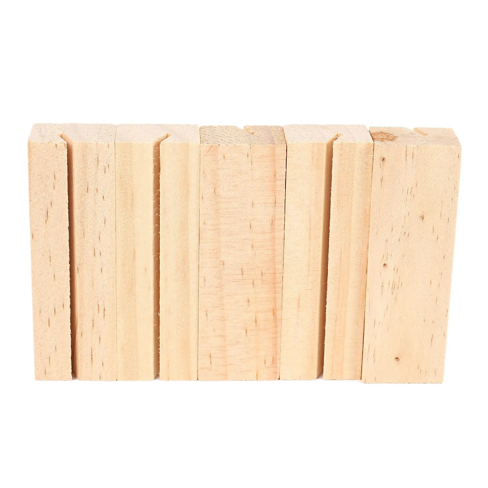 -A12R 40 Stück Tischkartenhalter aus Holz, Tischnummernhalter aus Holz, Memo-Ständer, Klemmen, Ständer, Karte, Schreibtisch, Nachrichtenhandwerk