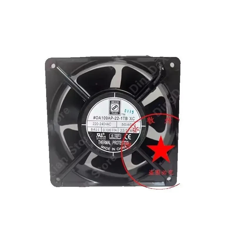 d+1PCS For OrionFans OA109AP-22-1TB XC 220-240VAC 0.10A/0.11A 22/21W AC Cooling Fan