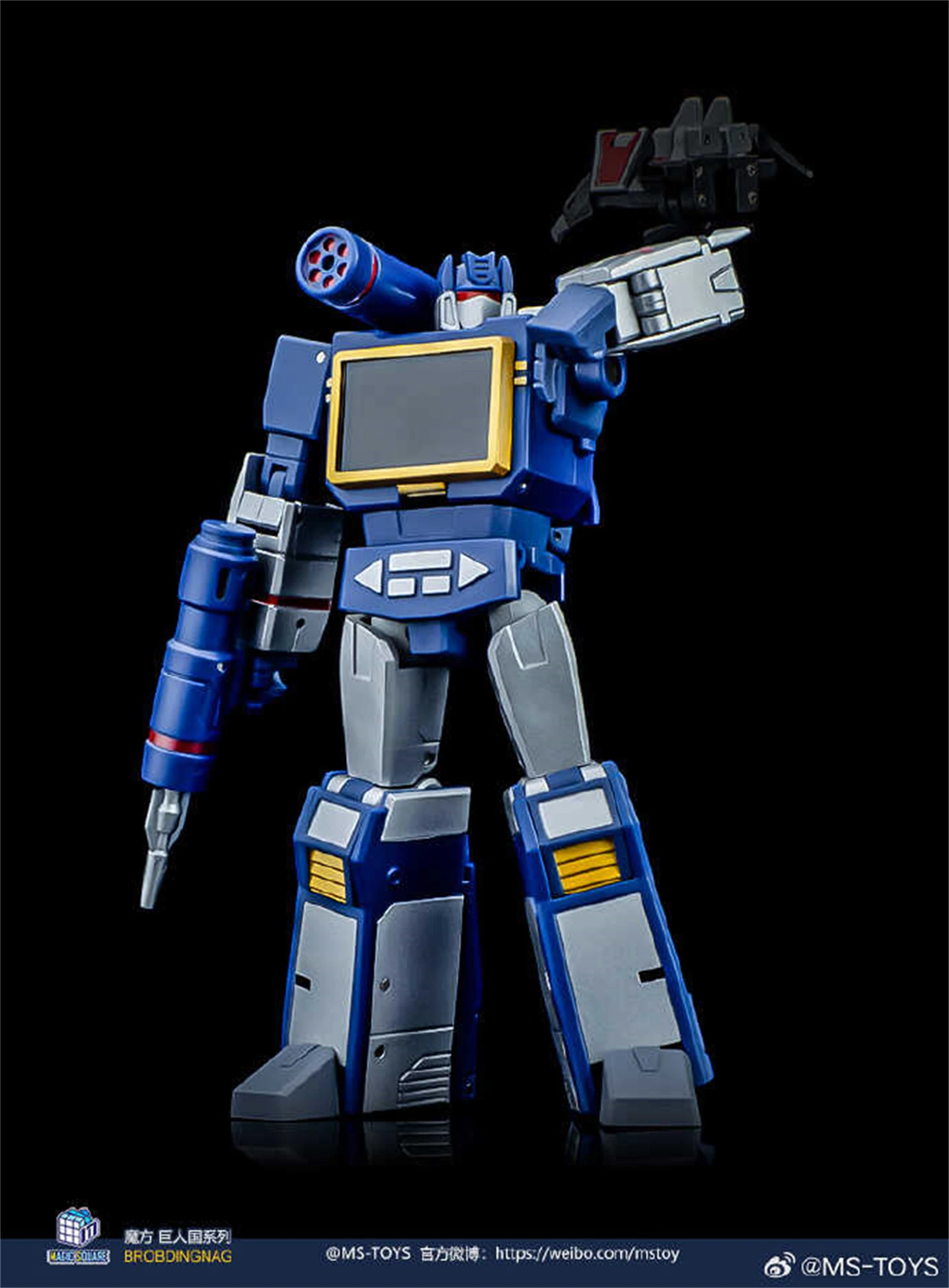 Op voorraad Soundwave-actiefiguren met doos, MS-Toys of MSB27s-transformatie, MS-B27S verzamelgeschenken