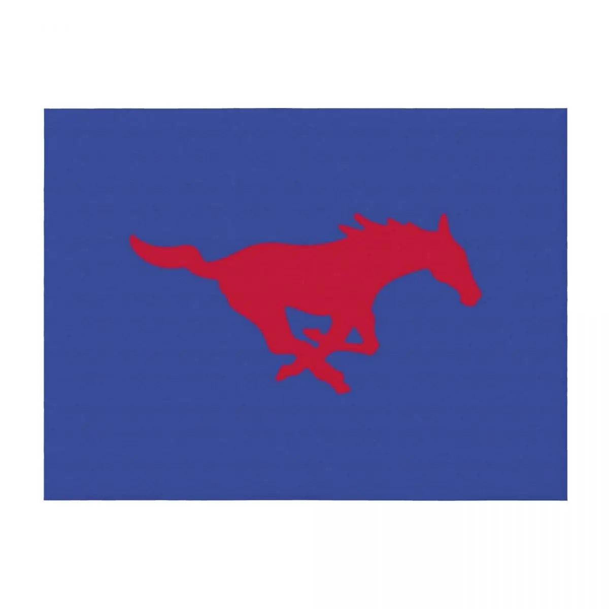 

The SMU Mustangs Throw Blanket Plaid Soft Plush Plaid for sofa Bed linens Blankets