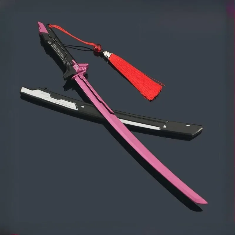 30cm Game Periphery Valorant EX.O Edge Melee Weapon Knife Metal Sword Weapon Model Ornament Decoration Crafts Gifts Dolls Toys