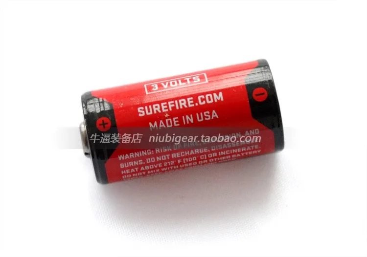 2pcs/lot Original  battery CR123A 3V lithium battery non-rechargeable