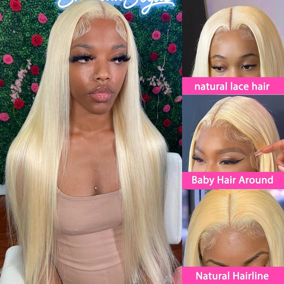 13x6 Hd Lace Frontal Wig 613 Honey Blonde Lace Frontal Human Hair Wigs For Black Women Brazilian 13x4 Straight Lace Front Wigs