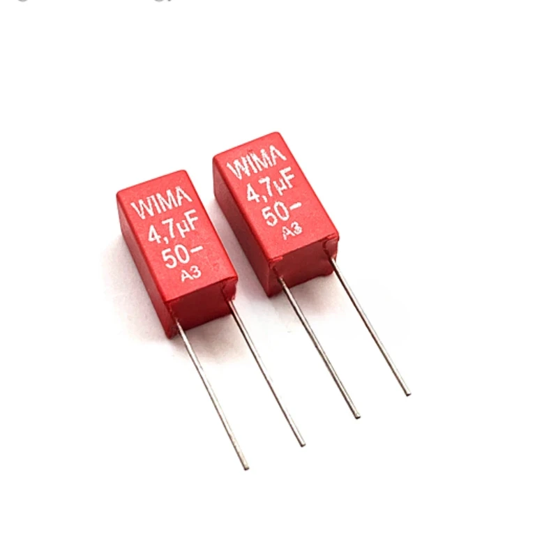 2pcs/20pcs Germany WIMA 475 50V 4.7UF 50V 4U7 MKS2 Pitch 5mm Film Audio capacitor