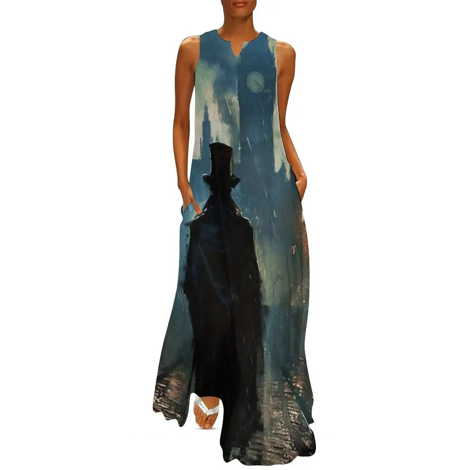 

Midnight Reverie, A Tale of 1888 London Long Dress summer clothes for women women party dresses Women's summer dresses