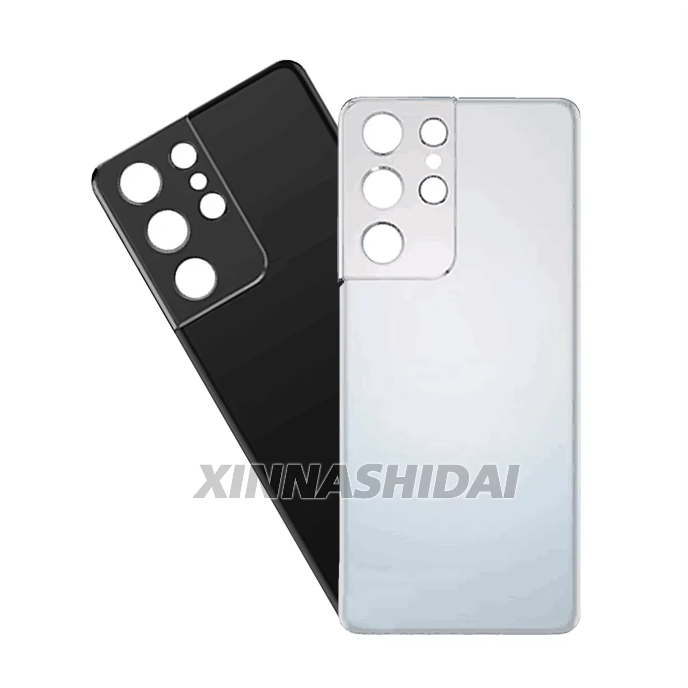 NEU Für Samsung Galaxy S21Ultra SM-G998B SM-G998U Akku-Rückabdeckung Gehäuse-Panel mit Kameraglas – Detail 3