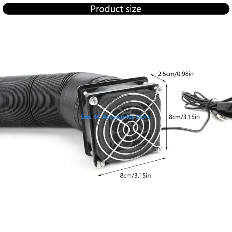 Y51A 800x800x250mm 4000 دورة في الدقيقة مروحة مستخرج لدخان إزالة الرائحة ثلاثية الطباعة العلبة #6