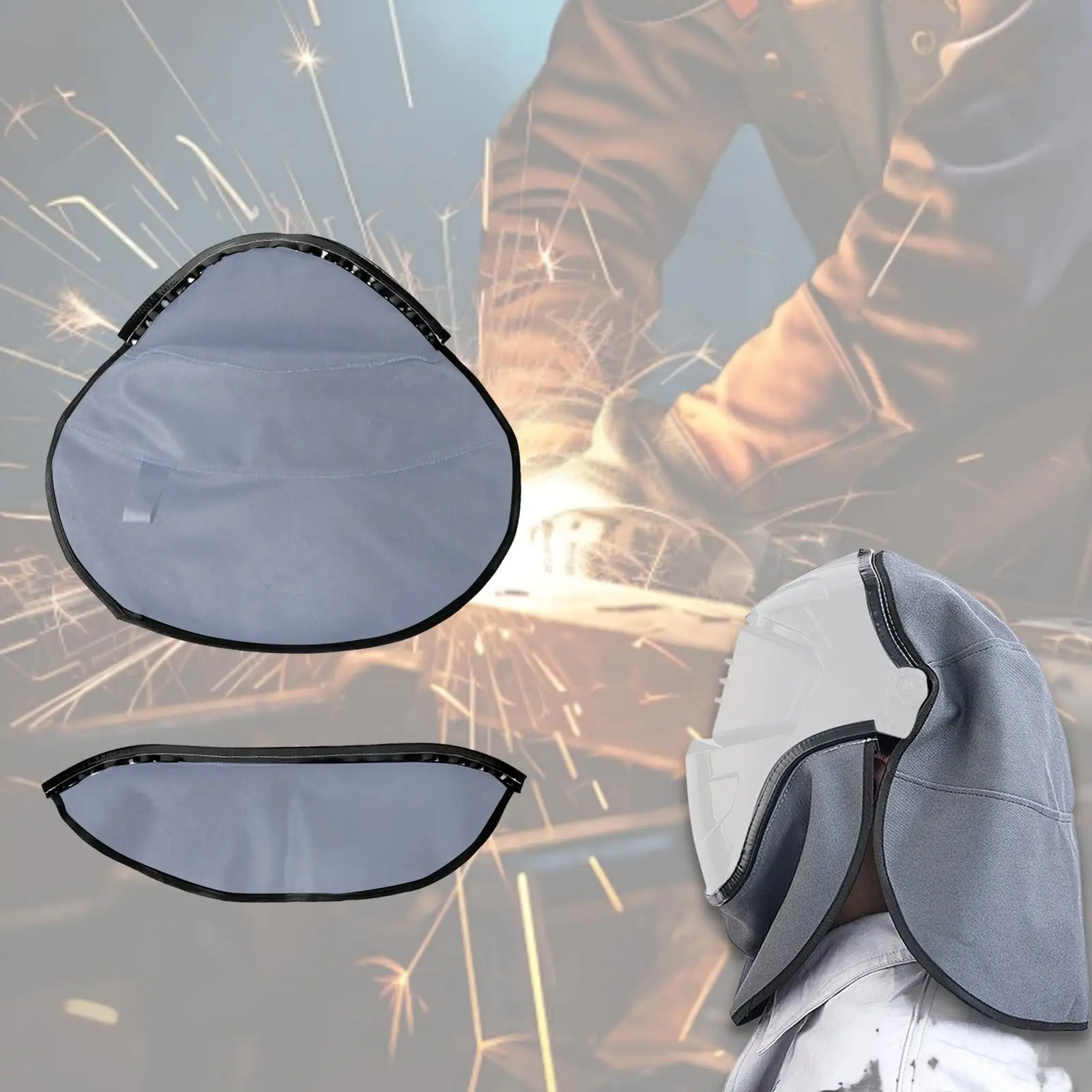 High Performance Welding Helmet Cover Welder Hat Protective Cap Flame Retardant for Welding Gear