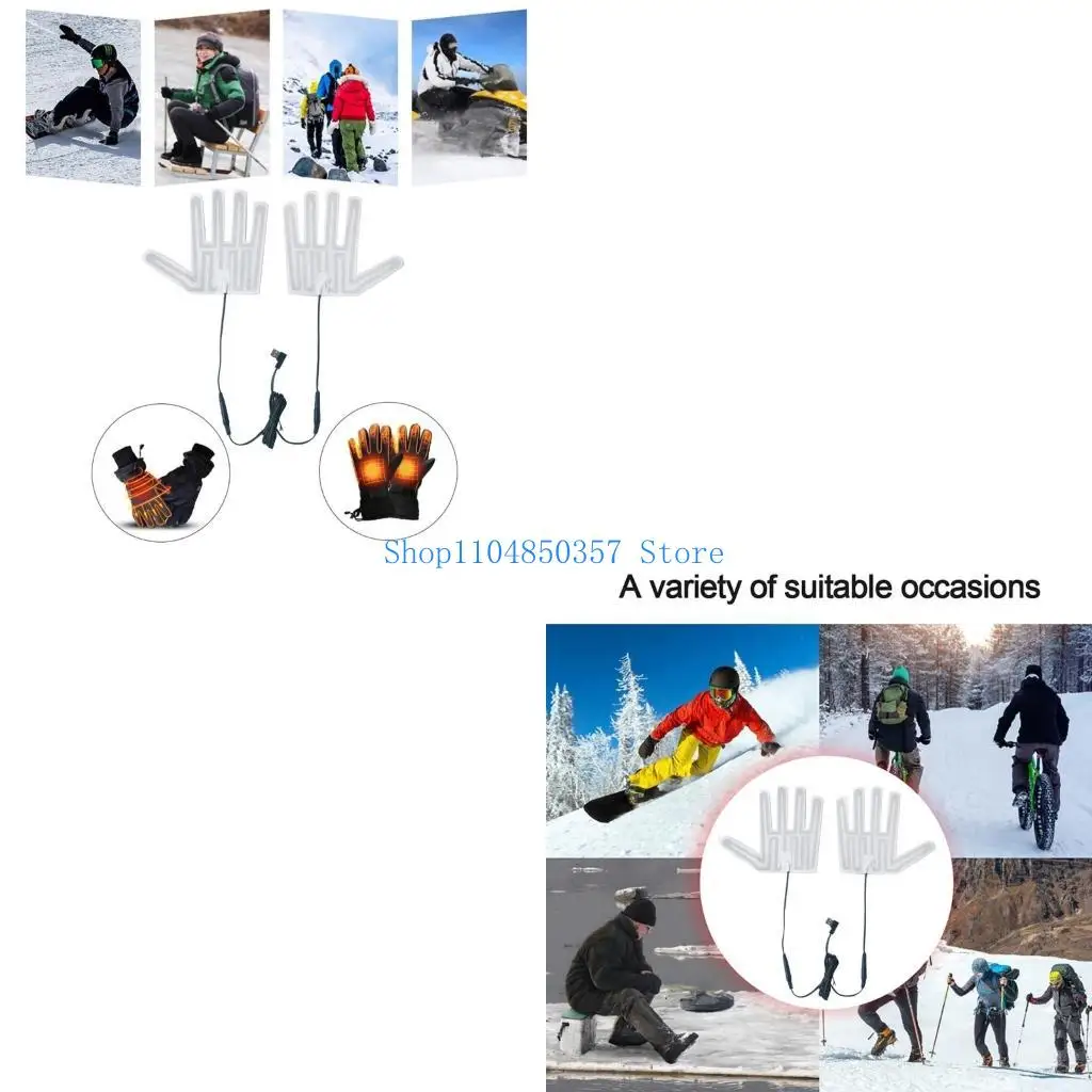

5ASD 1SET PORTABLE USB -нагревающие перчатки