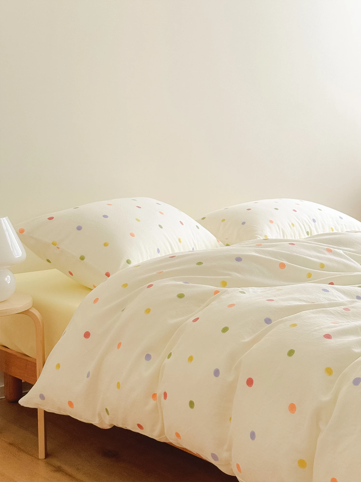 

Мягкое хлопковое одеяло-покрывало в горошек, двухслойное, цельное, дышащее, для всех сезонов, для домашнего использования, качество Dream Valley