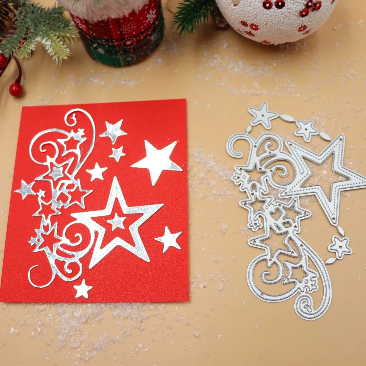 Star Lace Art Scrapbooking Die Cut Card Making Stencils DIY Album Decorative Embossing Paper Cutting Dies 2024 New Arrivals