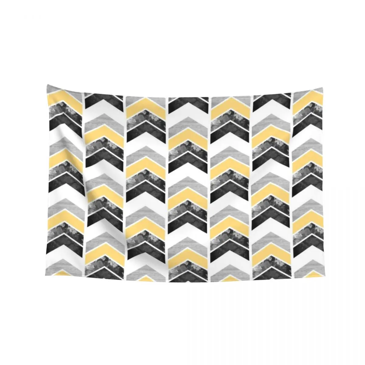 

Scandi Yellow, Black and Gray Tapestry Things To The Room Decoration Pictures Room Wall Aesthetic Room Decoration Tapestry