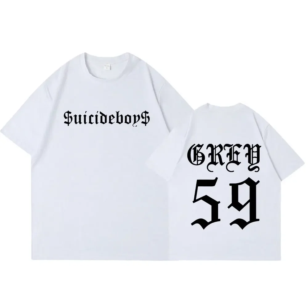 Suicideboys G59 T Shirts Men Women Fashion Hip Hop Vintage Oversized T-shirts 100% Cotton Casual Short Sleeve T-shirt Streetwear