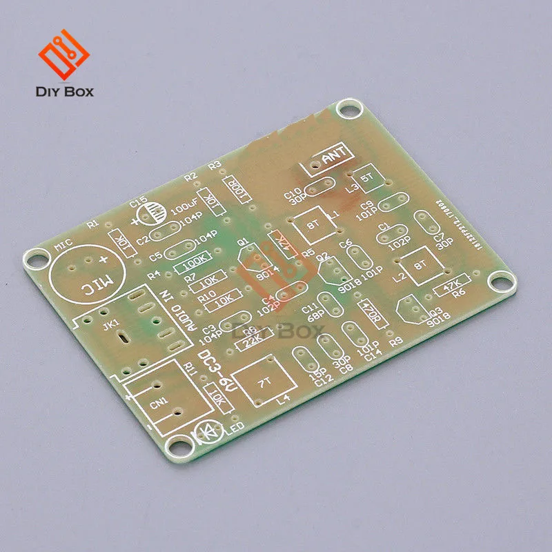 FM Wireless Transmitter Module DIY Kit 88-108MHz Electronic Frequency Microphone Stereo Radio Board Parts Adjustable DC 3V 6V