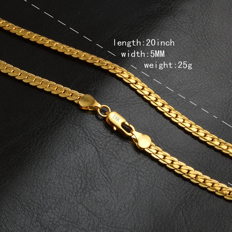 Vintage Gold Cuban Link Chain Necklace For Men Hip Hop Jewelry Streetwear Boyfriend Gift Ideas 925 Sterling Silver