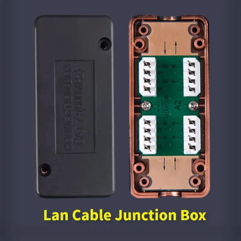 RJ45 Connector Ethernet Adapter LAN Cable Junction Box Extention For Cat5e Cat6 Cat7 Networking Wire LSA Connection Adaptor