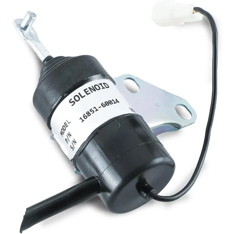 

MUGURO 16851-60014 Соленоид отключения подачи топлива 16851-60010 16851-60011 16851-60012 052600-4531 101046 Замена для трактора Kubota