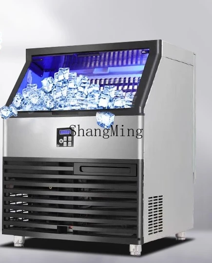 ZYY commercial large milk tea shop ice cube making machine automatic vertical large output