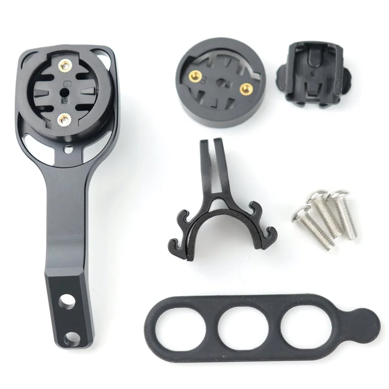 سبائك الألومنيوم الطريق دراجة الكمبيوتر جبل حامل ، المقود قوس ل Garmin ، Gopro ، برايتون أخف وزنا ، أسود