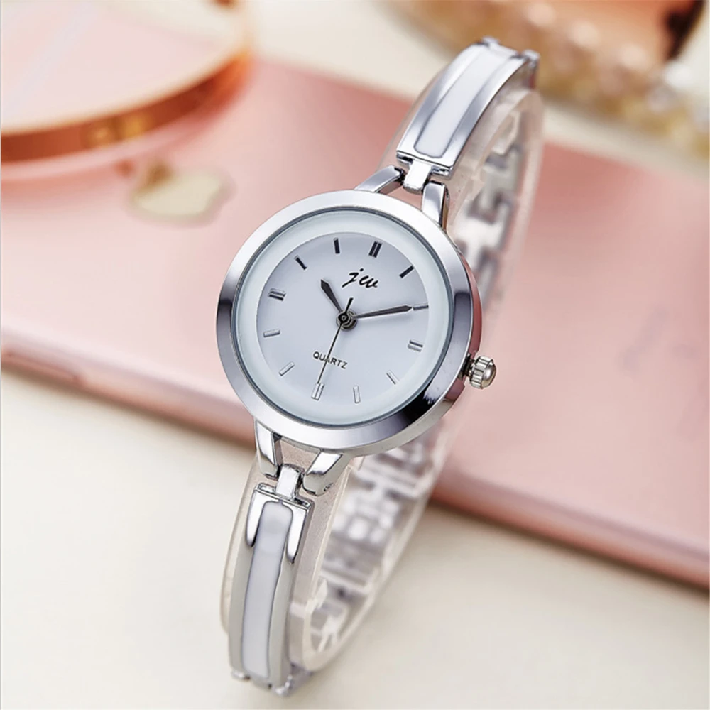 Fashion Stainless steel Bracelets quartz watch women