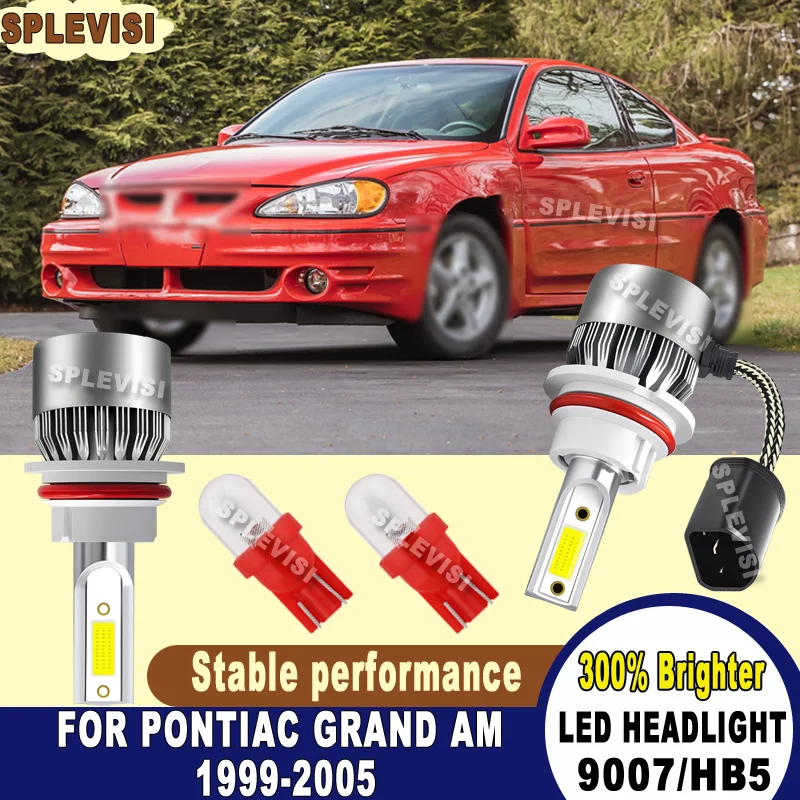 

Driving Safety at Night Efficient Heat Dissipation 9007 LED HEADLIGHT For PONTIAC Grand Am 1999 2000 2001 2002 2003 2004 2005