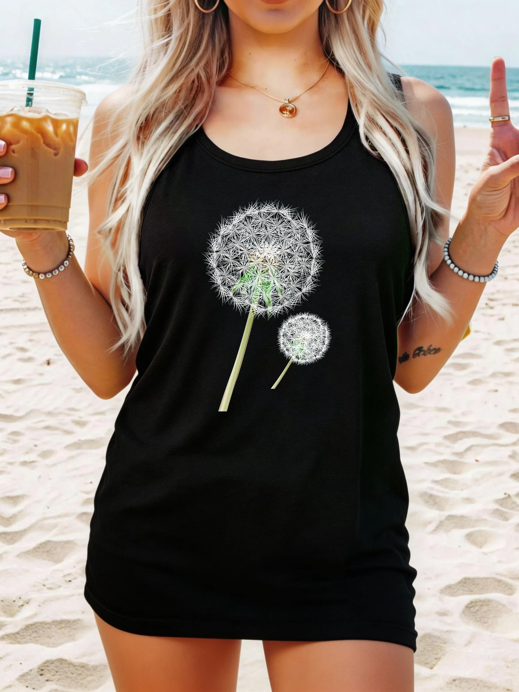 

Loose Fit Printed Pocket T-Shirt for Women with Ribbed Collar round Neck 1-8XL plus Size Comfortable Casual Vest