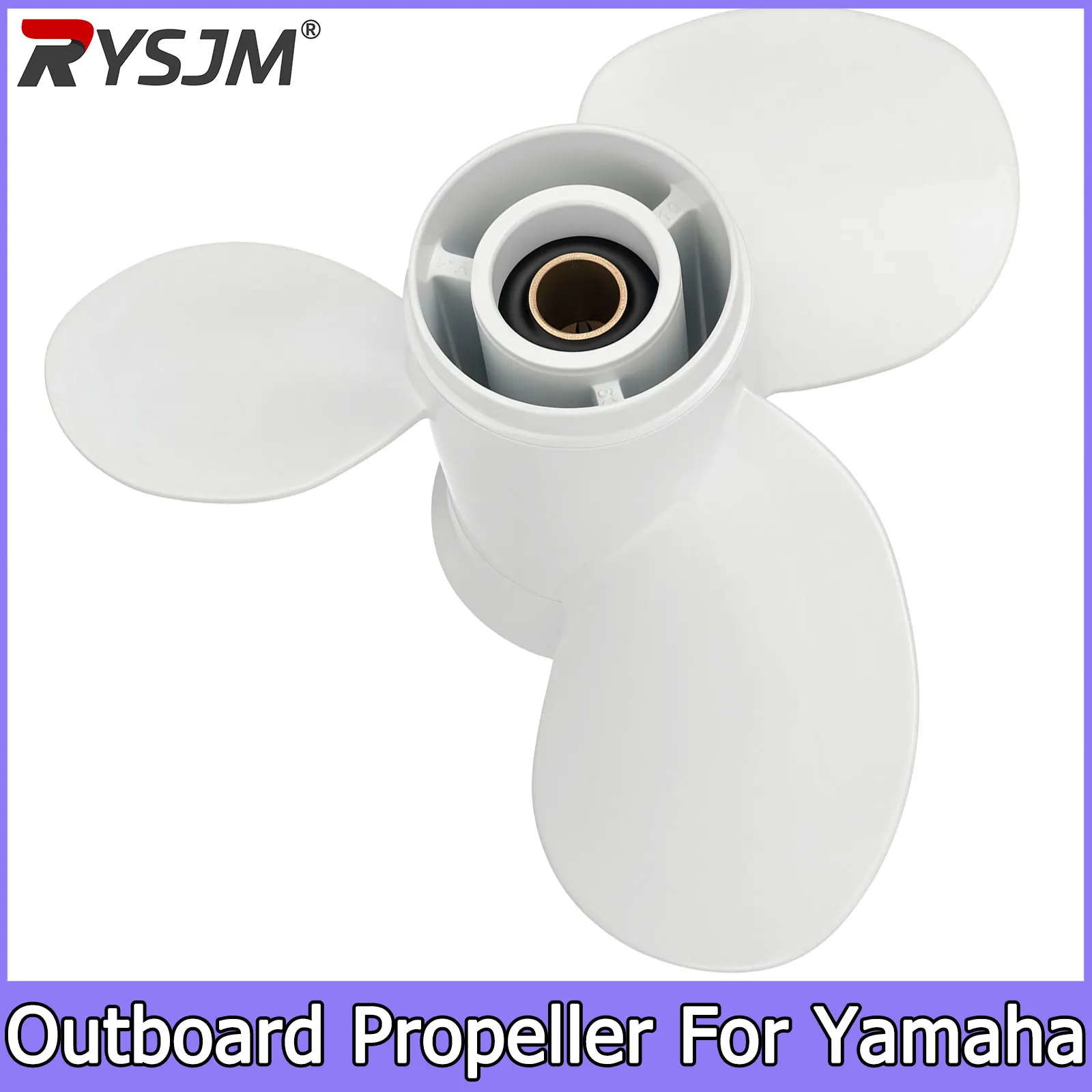 For Yamaha 9.9hp 15hp 20hp Outboard Propeller 9 1/4*11 Boat Motor Aluminum Alloy Screw Ship Marine Engine Parts 3 Blade 8 Spline