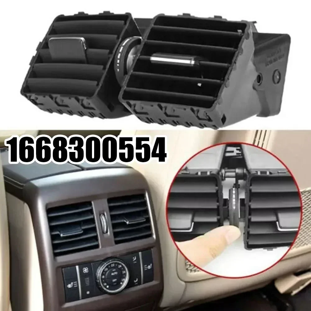 Black OEM Part Number 1668300554, 16683005542A1 Rear Center Console A/C Air Vent For Mercedes W166 W292 ML GL GLE GLS