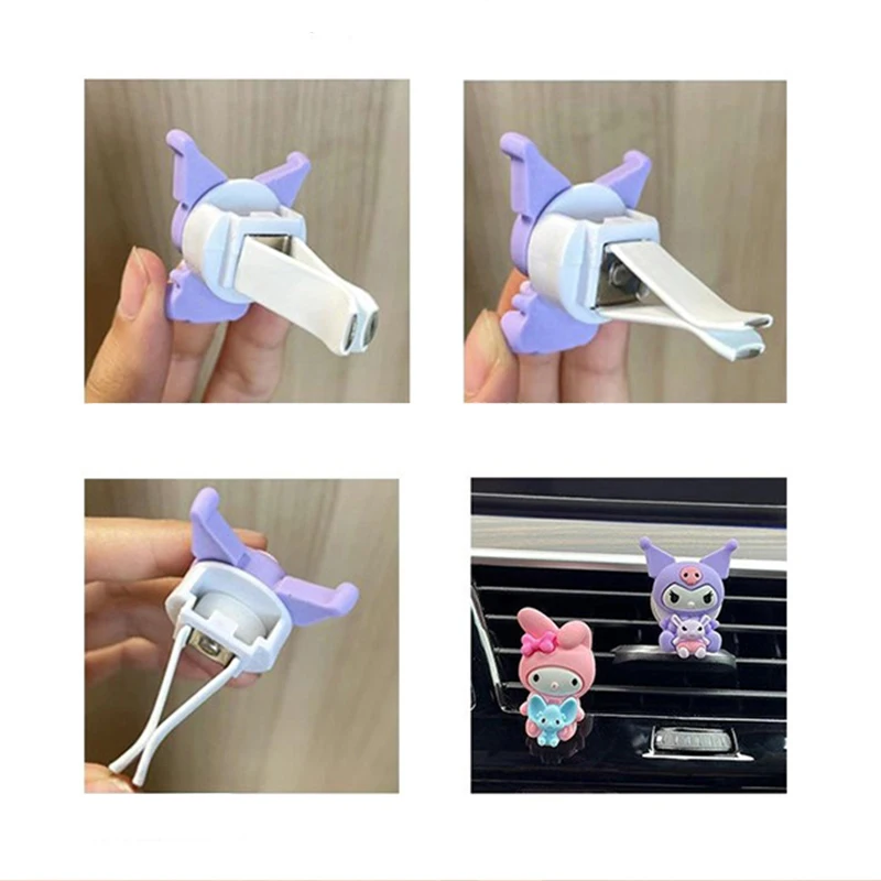 Sanrio kuromi cinnamoroll auto vzduch vývod vůně ozdoba  roztomilá melodie pompompurin pochacco kawaii auto aromaterapie okrasa