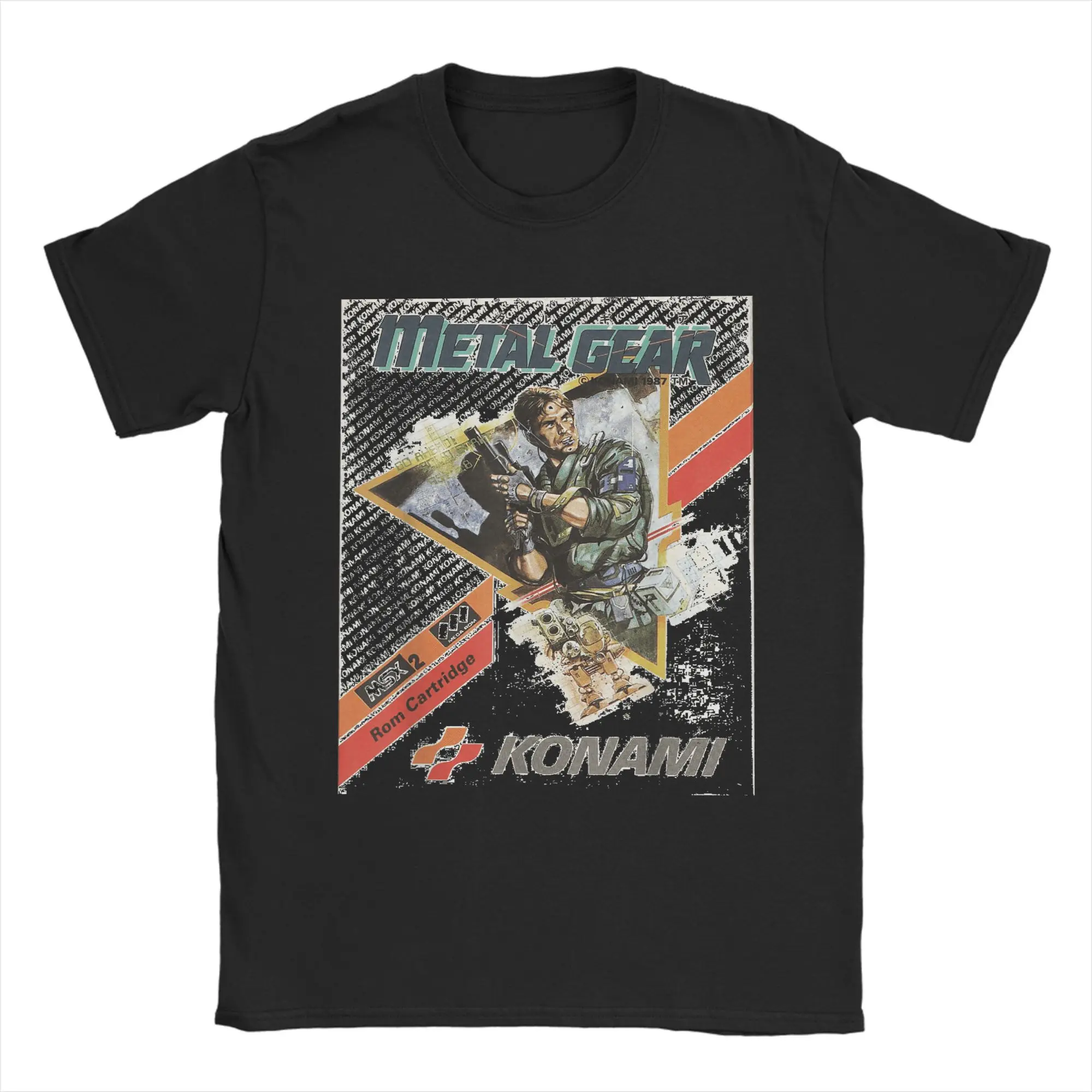 

Metal Gear Box Vintage Game T-Shirt Summer Cotton T-Shirts For Men Harajuku Casual Tee Shirt Short Sleeve Y2K Basic Clothes