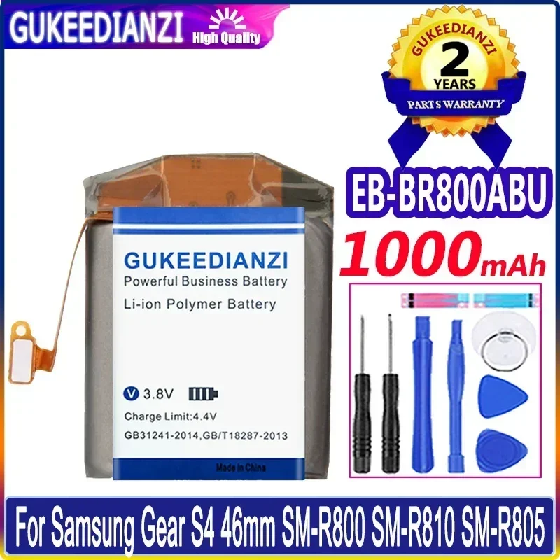 

Bateria 1000mAh Battery EB-BR170ABU EB-BR810ABU For SAMSUNG Gear Buds Plus EP-QR170 EB-BR170 S4 Watch 46mm 42mm SM-R810