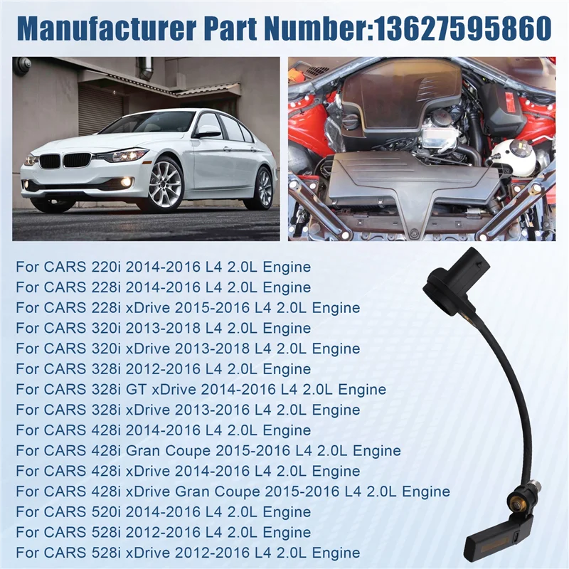 

13627595860 Auto Spare Parts Crankshaft Position Sensor For BMW 320I N20 2.0L 2013-2017