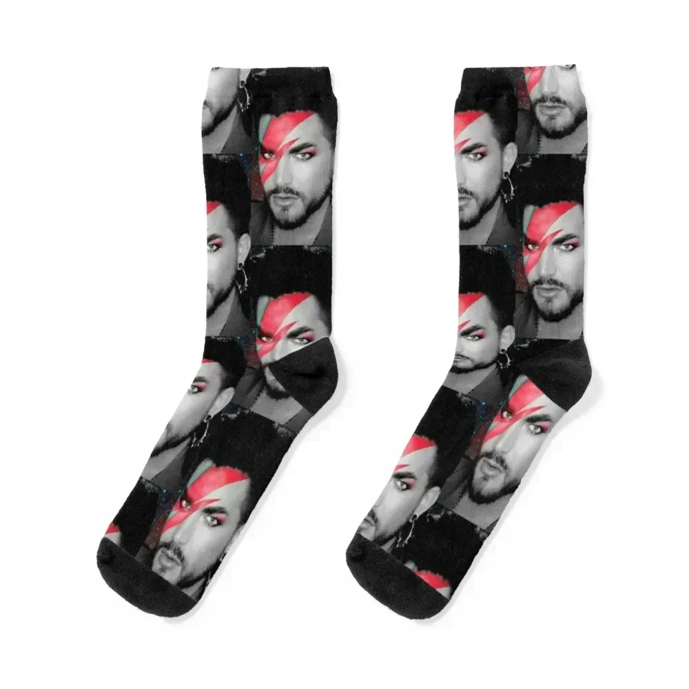 

Adam Lambert Starman Socks sports and leisure halloween Men Socks Luxury Brand Women's