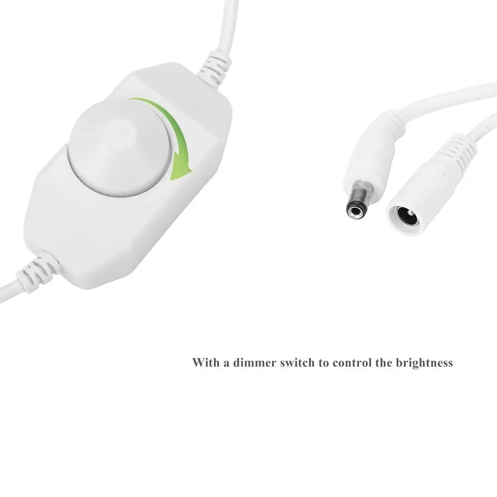 Espelho de maquiagem 13 pés SMD 240 LED Kit de luz de tira Flexível Iluminação de vaidade Plugue UE Lâmpada de espelho de beleza