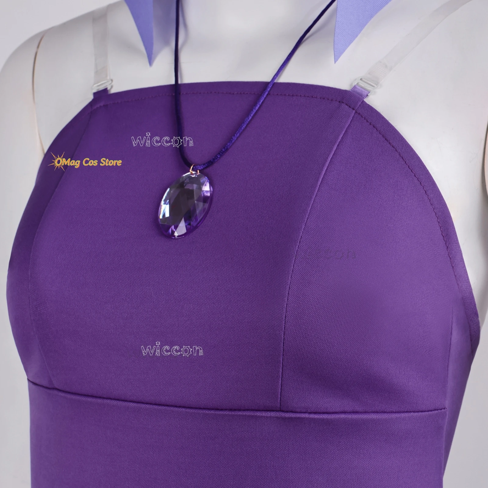 Cosplay d'anime d? Costume de cosplay Yzmaa, robe violette pour femme, déguisement de sorcière méchante de dessin animé pour Halloween