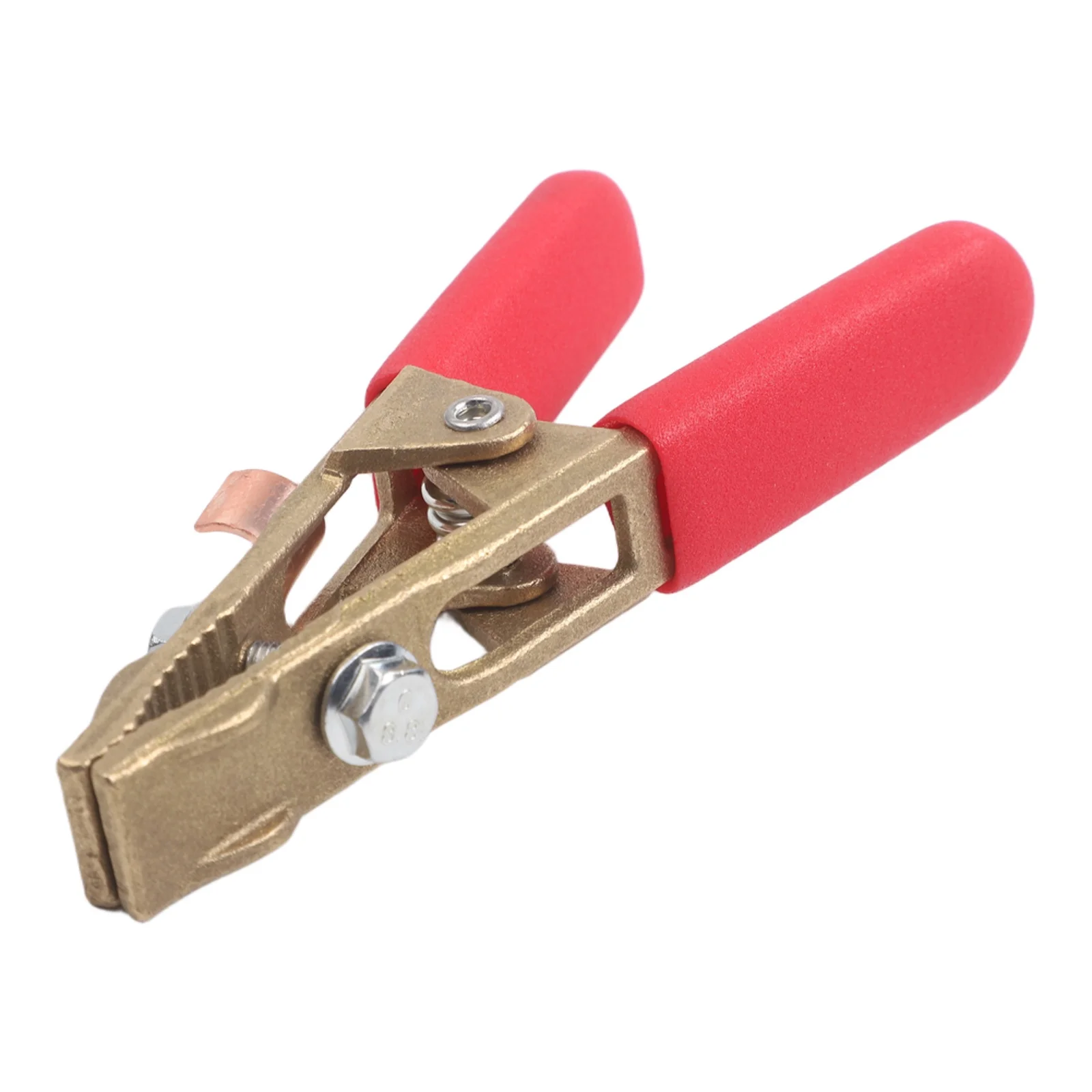 Brass Earth Cable Clamp 260A with Large Clamp Opening for Secure Grounding in Multiple Industrial Welding Applications