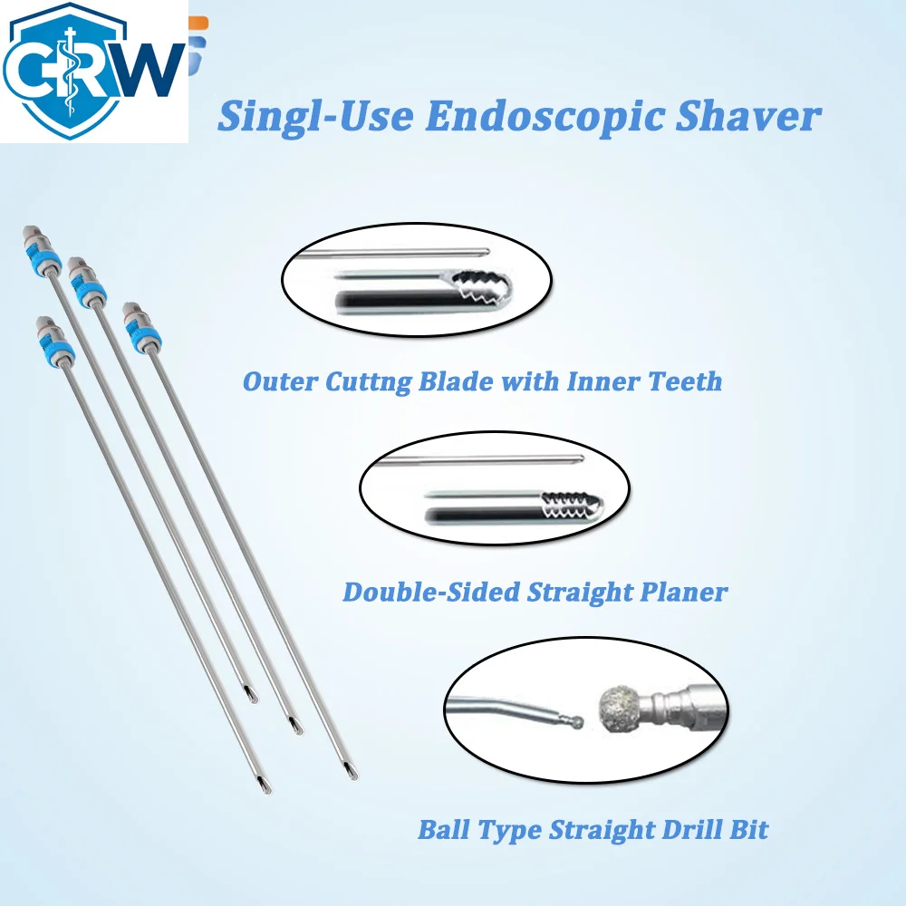 Disposable Sterile Endoscopic Shaver Blade, 4.5mm Used with Bronchoscope   Cystoscope