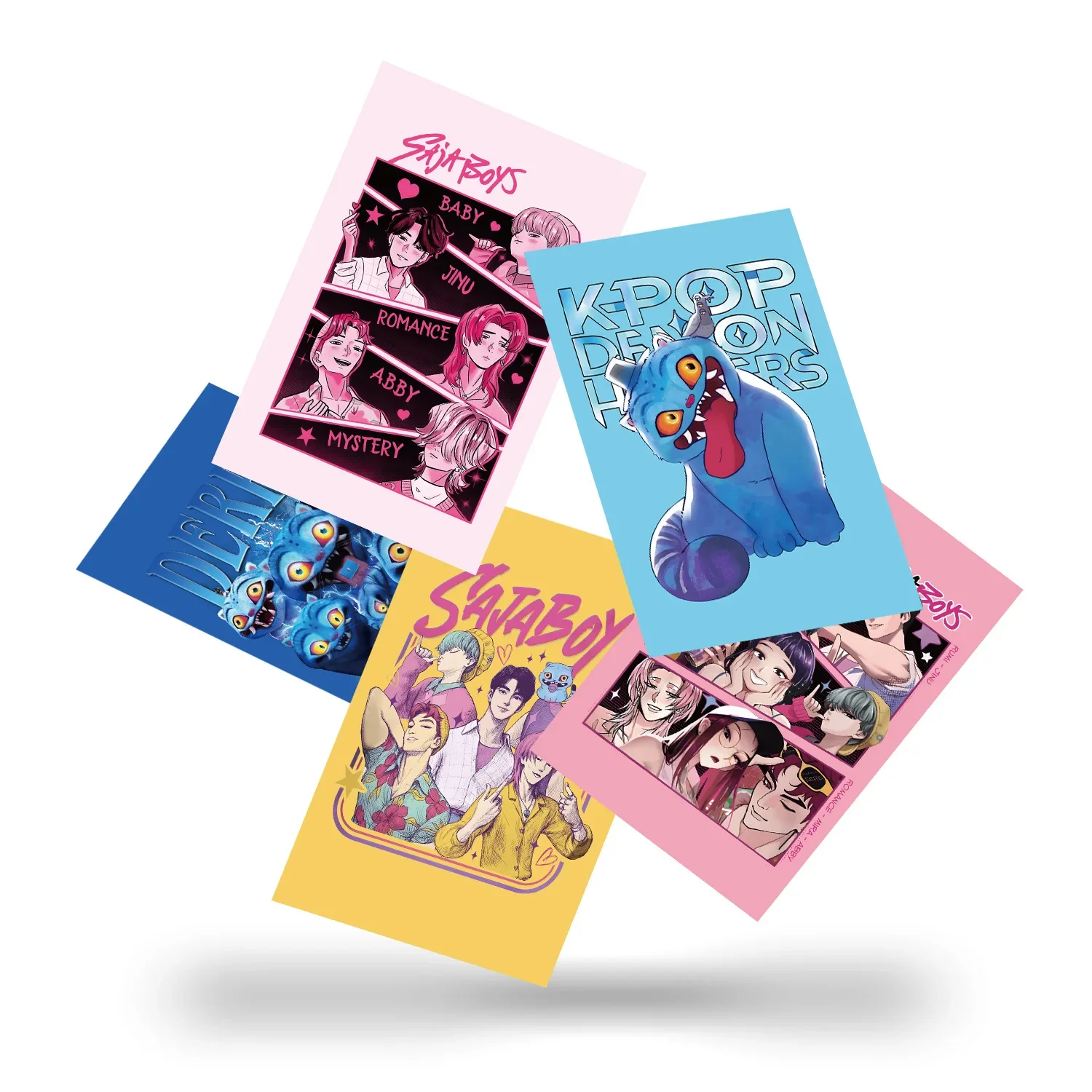 

K-POP Demon Hunter Girl Group Holographic Cards - 30-Piece Anime Collectible Set for Fans of K-POP Merch/Trading Card Games