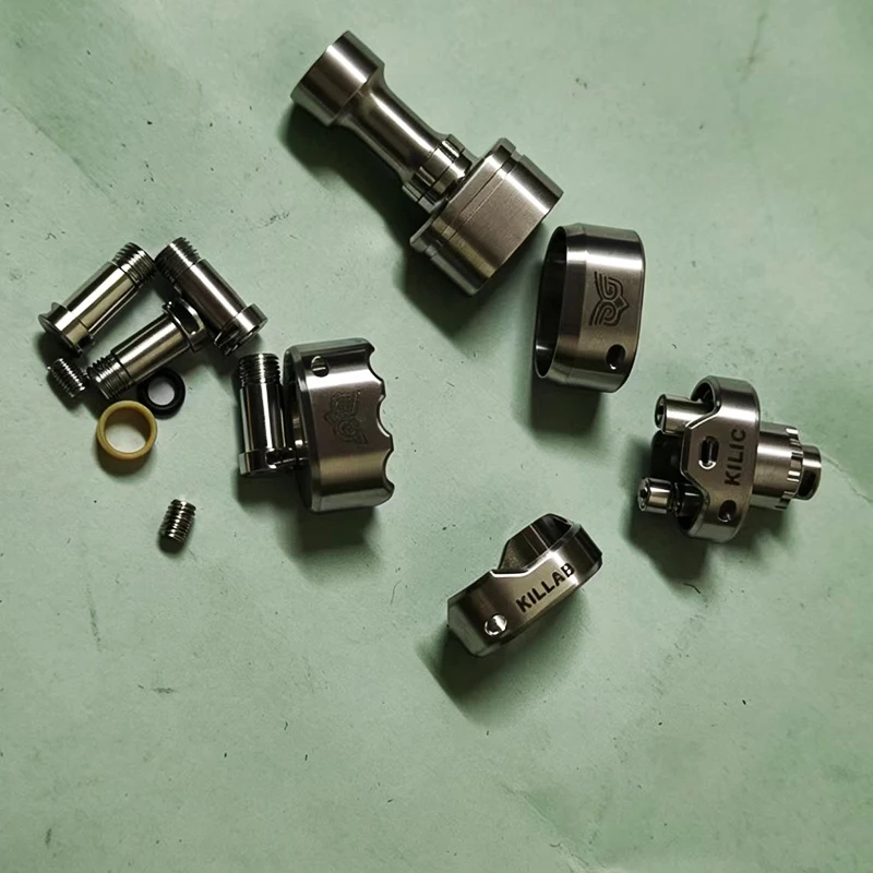 YFTK KILLAB RBA Bridge Set for SXK BB Mod Billet Box Boro with Multiple Air Pin Sizes And 4 Rings Trim Part view 4