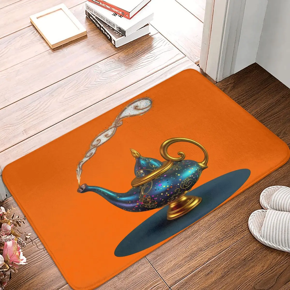 Magic Genie Lamp Doormat Anti-Slip Entrance Bath Kitchen Floor Door Mats Bedroom Balcony Carpet Rug